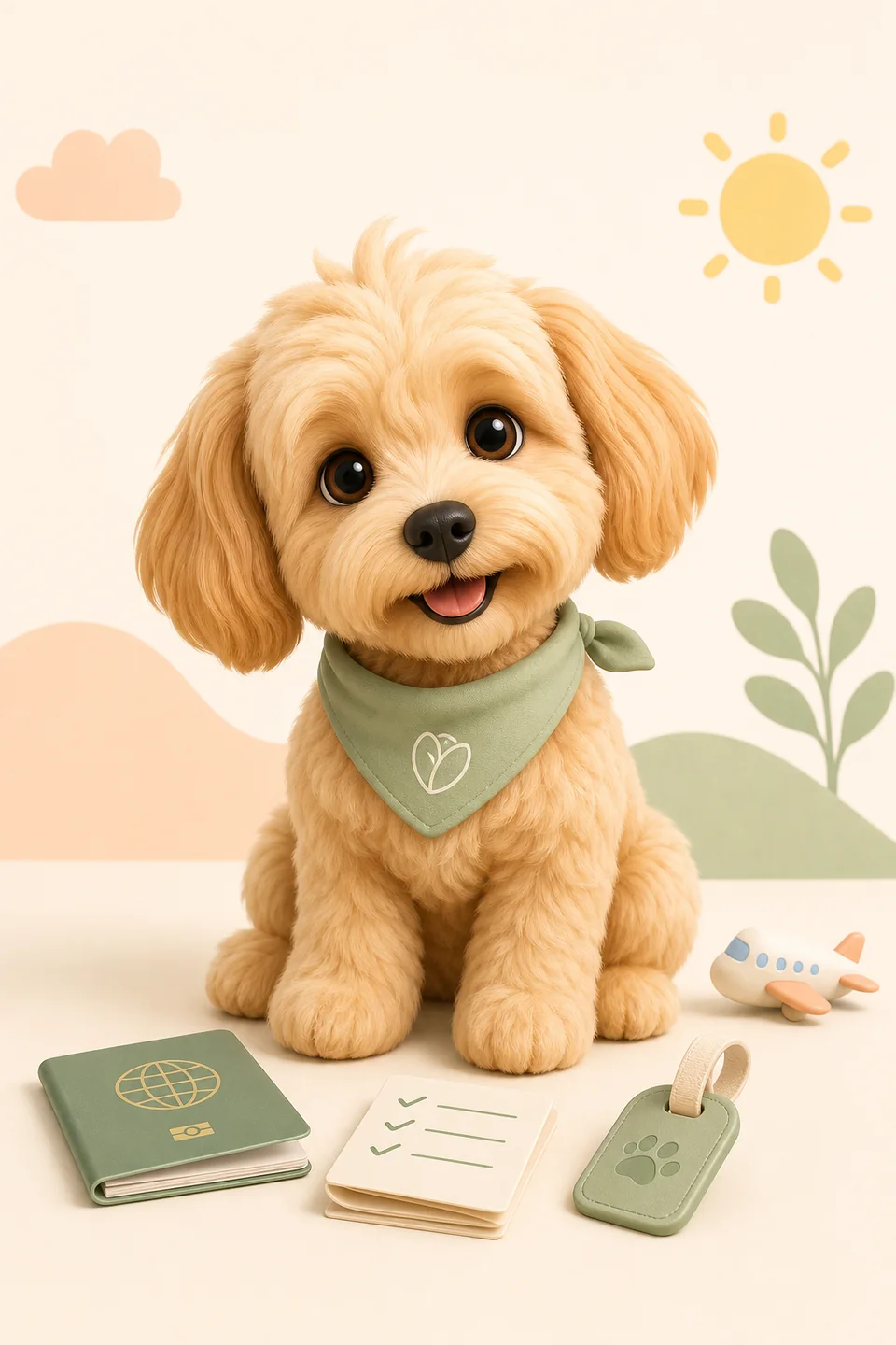 Milo, the Pawsport dog guide
